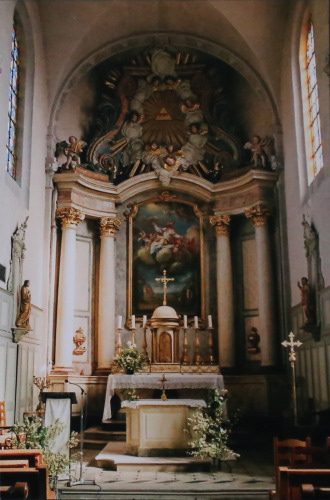 Choeur de l'église de Deluz, photo C. Quillon