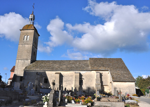 L'église de Dompierre-sur-Mont, photo M. Morlin