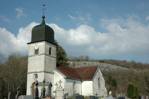 L'église de Doucier, photo M. Morlin