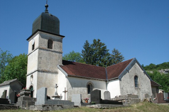 L'église de Doucier, photo O. Pernot