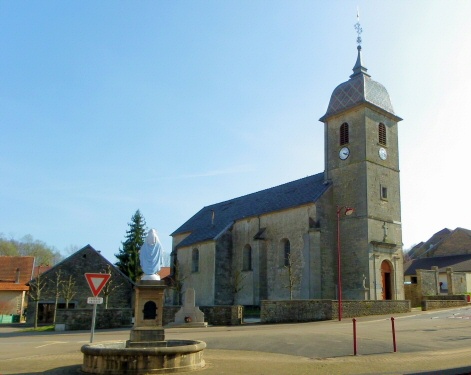 L'église d'Echenoz-le-Sec, photo D. Bion