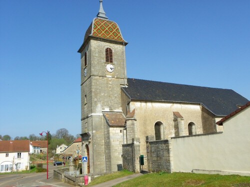 L'église d'Echenoz-le-Sec, photo D. Bion