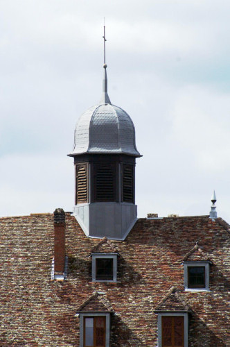 Clocher de la chapelle de la Mission d'Ecole-Valentin (25) photo J. Masset
