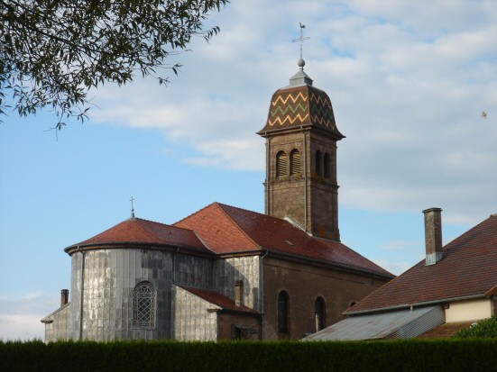 L'église d'Ecromagny, photo A. Combey