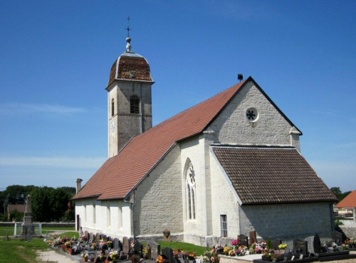 L'église d' Etalans, photo J. Masset