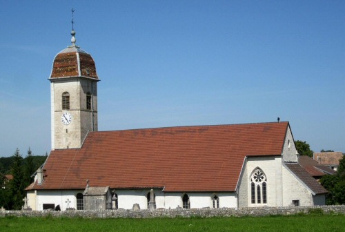 L'église d' Etalans, photo J. Masset