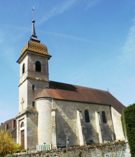 L'église d'Evans, photo M. Morlin