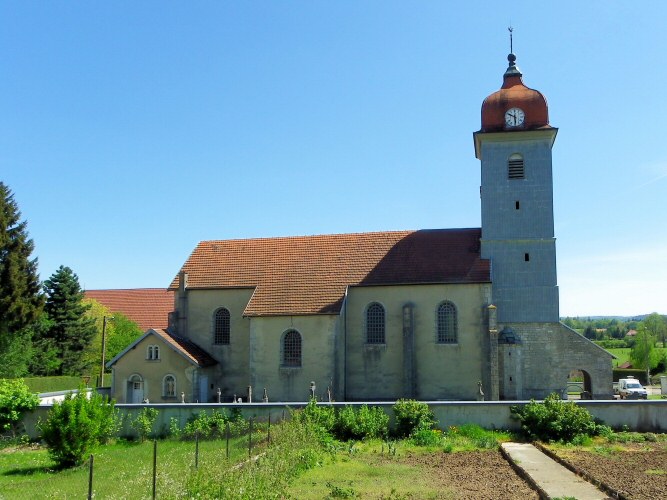 L'église d'Evillers, photo D. Bion