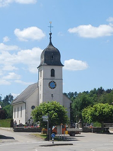Clocher de Fahy (Suisse) photo M. Taland