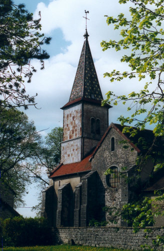 Eglise de Fay en Montagne (39), photo M. Morlin