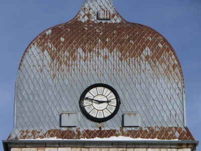 Clocher de Foncine-le-Haut, photo Y. Bessero