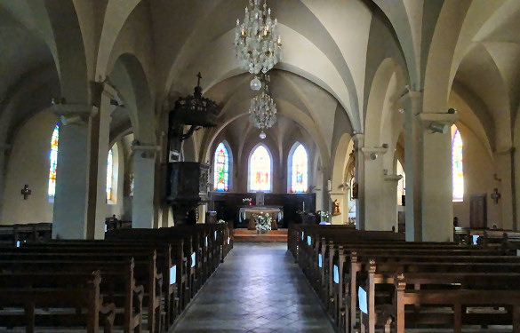 Choeur de l'église de Foncine-le-Haut, photo O. Pernot