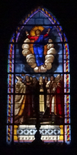 Vitrail de l'église de Foncine-le-Haut, photo O. Pernot