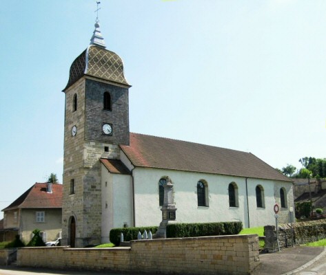 L'église de Fontaine-lès-Clerval , photo J. Masset