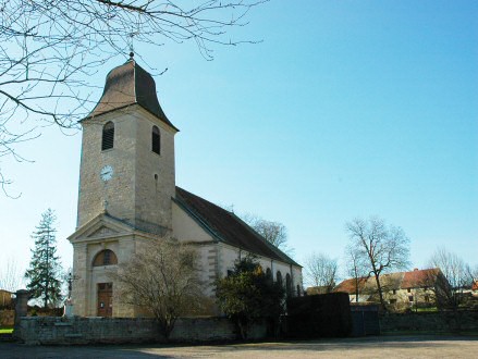 L'église de Frasne-le-Château, photo M. Morlin