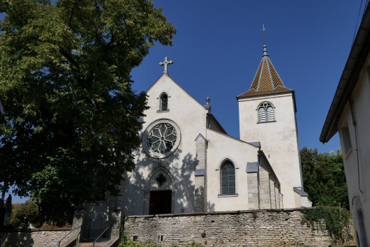 L'église de Fresne-Saint-Mamès, photo Y. Bessero