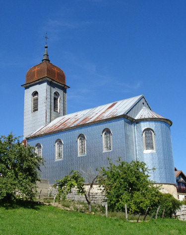 L'église de Gellin, photo O. Pernot