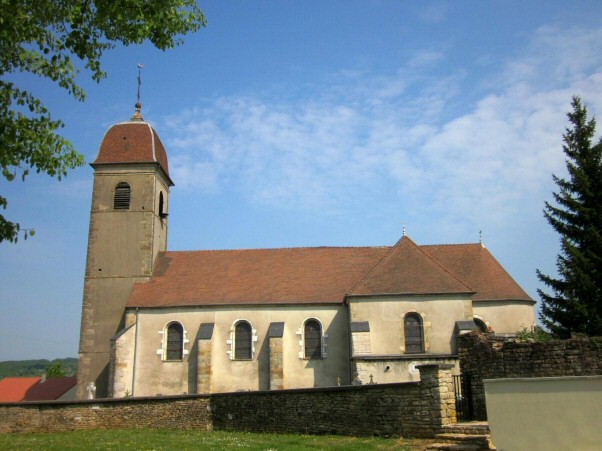 L'église de Gendrey, photo J. Masset