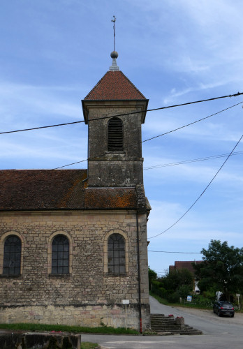 L'église de Genevreuille, photo Y. Bessero