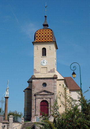 L'église de Genevrey, photo M. Morlin