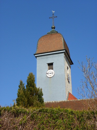 Le clocher de Gennes, photo D. Bion