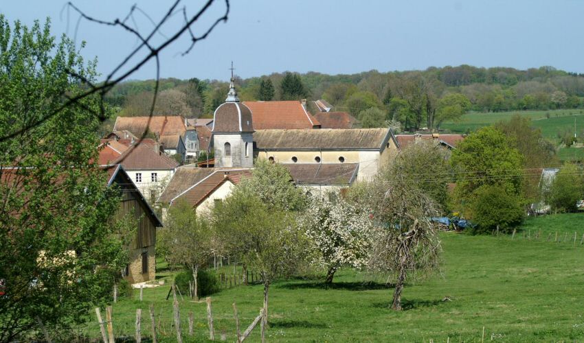 L'église de Glamondans, photo J. Masset