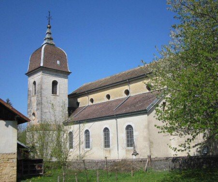 L'église de Glamondans, photo J. Masset
