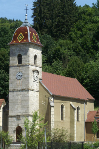 L'église de Glay, photo J. Masset