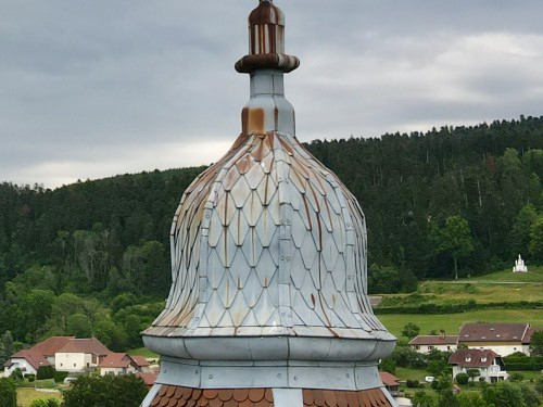 Le clocheton de l'église de Goux-les-Usiers, photo E. Rey