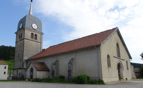 L'église de l'Abbaye en Grandvaux, photo O. Pernot