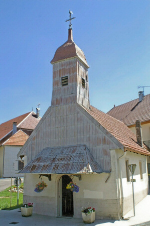 La chapelle de Grandfontaine sur Creuse, photo J. Masset