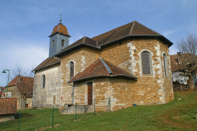 L'église de Grosbois, photo J. Masset