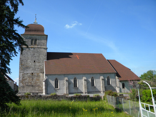 L'église d'Huanne-Montmartin, photo D. Bion