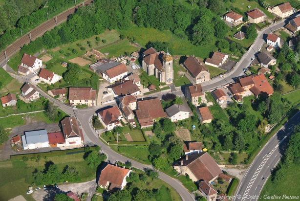 Le village de Hyèvre-Paroisse, photo C. Fontana