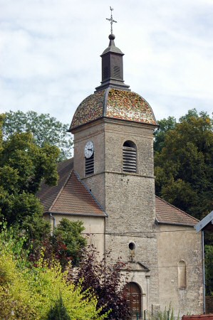 L'église de Jallerange , photo M. Morlin