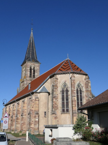 L'église de La Villedieu-en-Fontenette, photo v