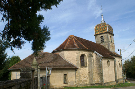 L'église de La Villleneuve-Bellenoye-et-la-Maize, photo J. Masset