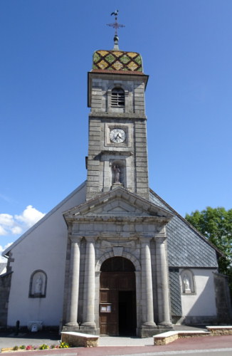 L'église de La Chaux-du-Dombief, photo O. Pernot