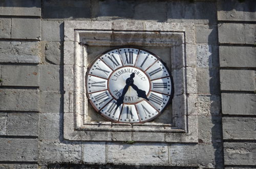 Horloge de l'église de La Chaux-du-Dombief, photo O. Pernot