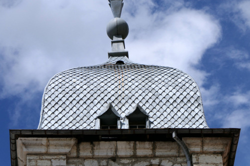 Clocher de La-cluse-et-Mijoux, photo Y. Bessero