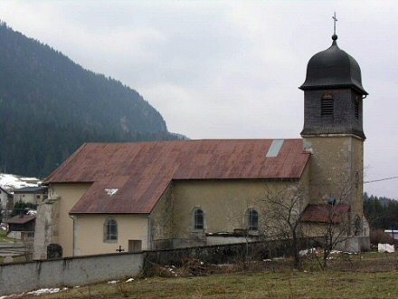 L'église de Lajoux et de Mijoux, photo B. Mougey