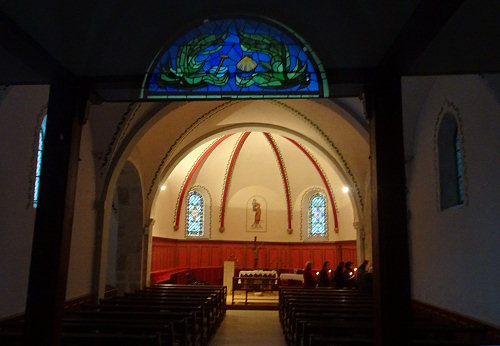Intérieur de l'église de Lajoux, photo O. Pernot