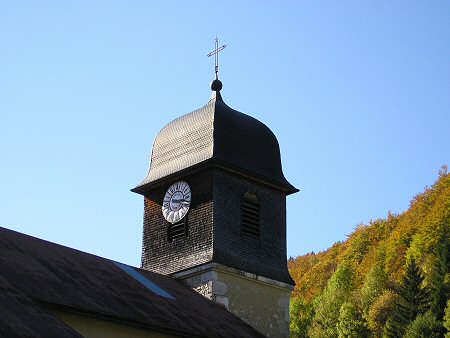 Clocher de Lajoux, photo P. Musy