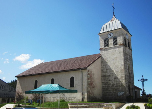L'église de Lamoura, photo J. Masset