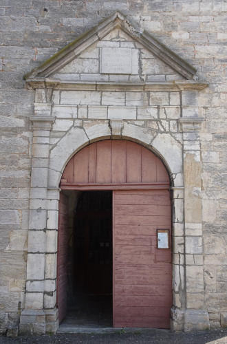 Portail de l'église de La Roche-Morey, photo O. Pernot