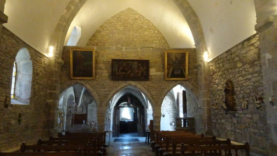 Nef de l'église de Saint-Christophe, photo O. Pernot
