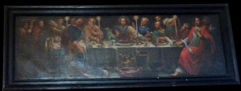 Tableau de la Cène dans l'église de Saint-Christophe, photo O. Pernot