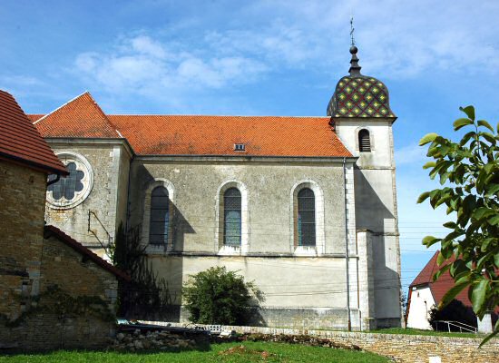 L'église de Lavernay, photo M. Morlin