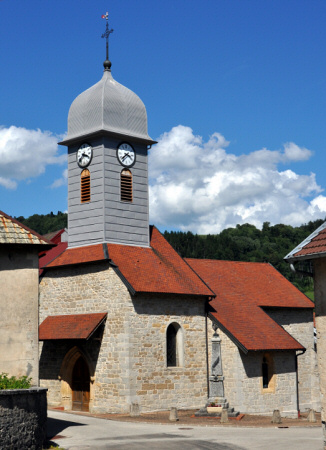 L'église de Les Nans, photo M. Morlin