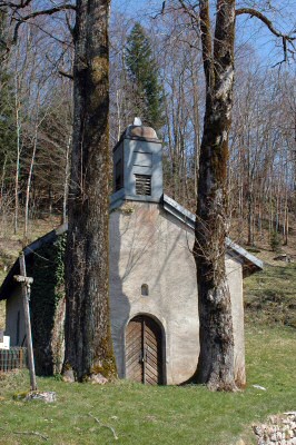 Le site de de la chapelle des Rousselets, photo M. Morlin